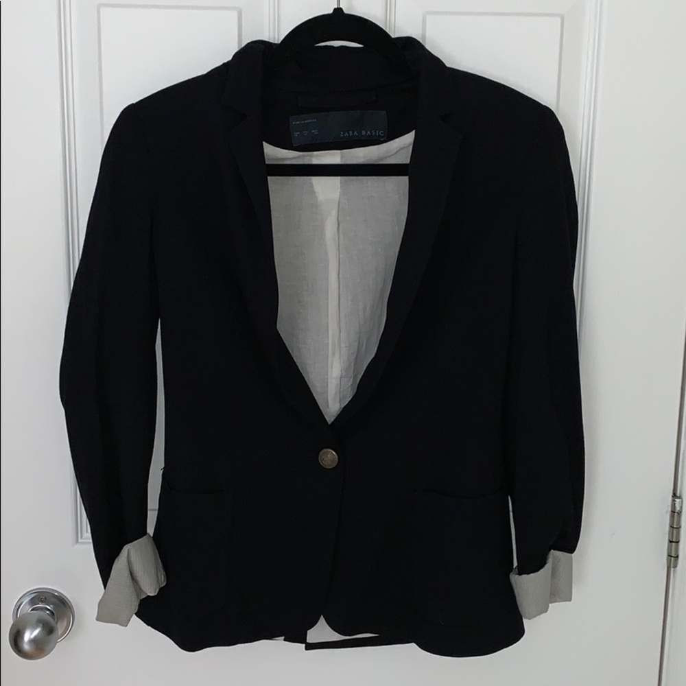Zara Jersey Blazer